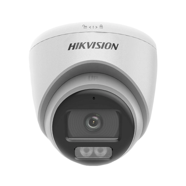 Hikvision ColorVu Smart hybrid light Fixed 5MP Turret Camera - DS-2CE72KF0T-LFS (2.8mm)